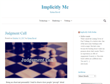 Tablet Screenshot of implicitly.me